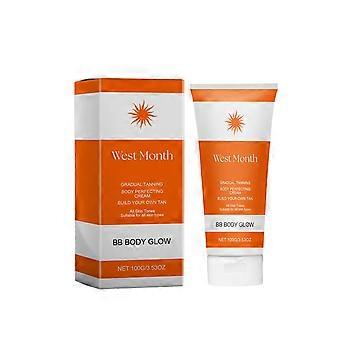 Crème solaire West Month Black Frost Beach Sand pour un teint hâlé couleur blé