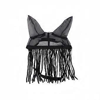 Horse Fly Mask Adjustable Fit Equine Gear Protection for Outdoor Riding