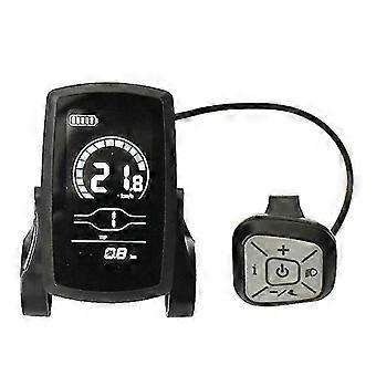 36V 48V YL80C E-Bike LCD-Display Intelligentes Bedienfeld Kompatibel mit E-Bike-Controller Wasserdichter Stecker