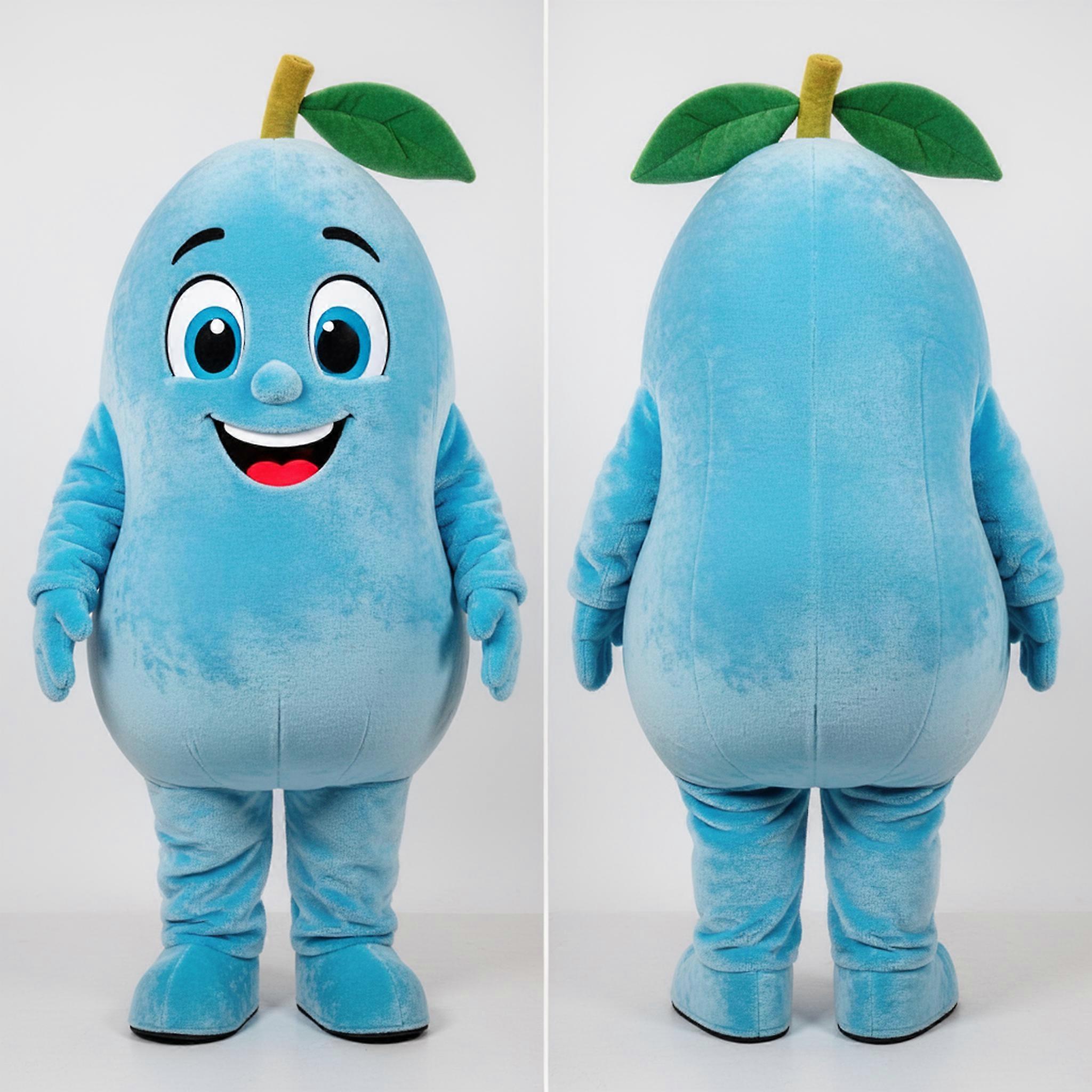 MASTICOT Sky Blue Rounded Mango Mascot