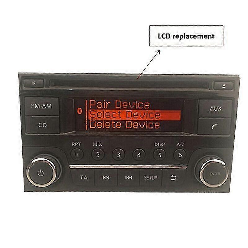 CD Player FM Radio Pixel Replace LCD Display Screen for Juke Note Navara Equator