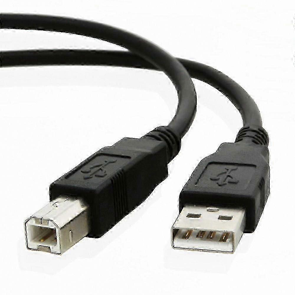 Compatible with Ion IT45 Vinyl Motion Suitcase Turntable USB Data Cable Black