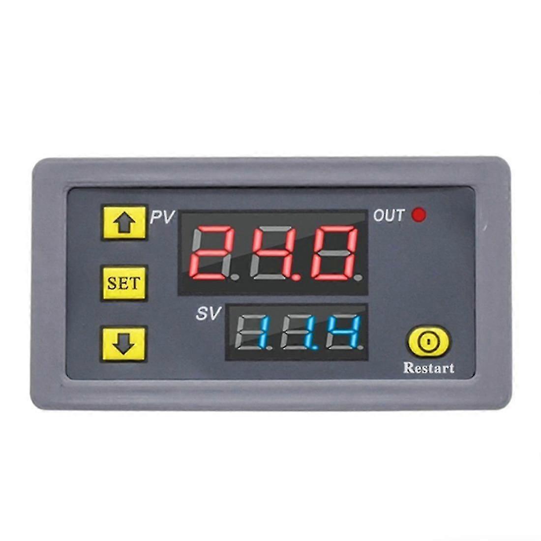 Digital Time Delay Relay Led Display Cycle Timer Control Ac220v New