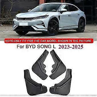 Bilstyling kompatibel med BYD SONG L 2024 2025 2023 ABS Skærme Stænklapper Skærme Skærme Forskærme Bagskærme Autotilbehør