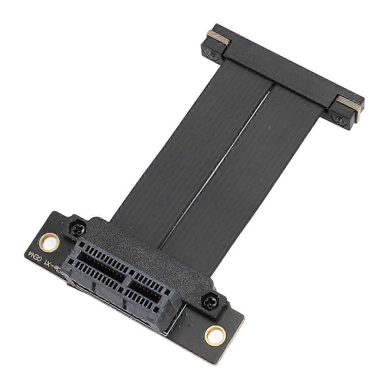 Dual 90° PCIe 4.0 X1 Riser Cable