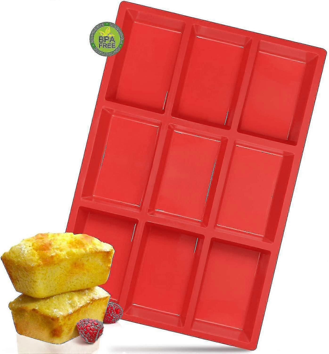 BPA-Free 9-Cavity Silicone Bread Mold