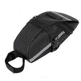 Sacoche de selles de vélo de route Petites pochettes de vélo Sacoche de selle Tige de selle de cyclisme Sacoche arrière Vélo imperméable sous les sièges Sacoche Rouge durable