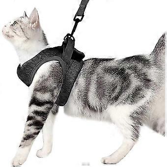 Ausbruchsicheres Katzengeschirr-Set aus weichem Netzgewebe