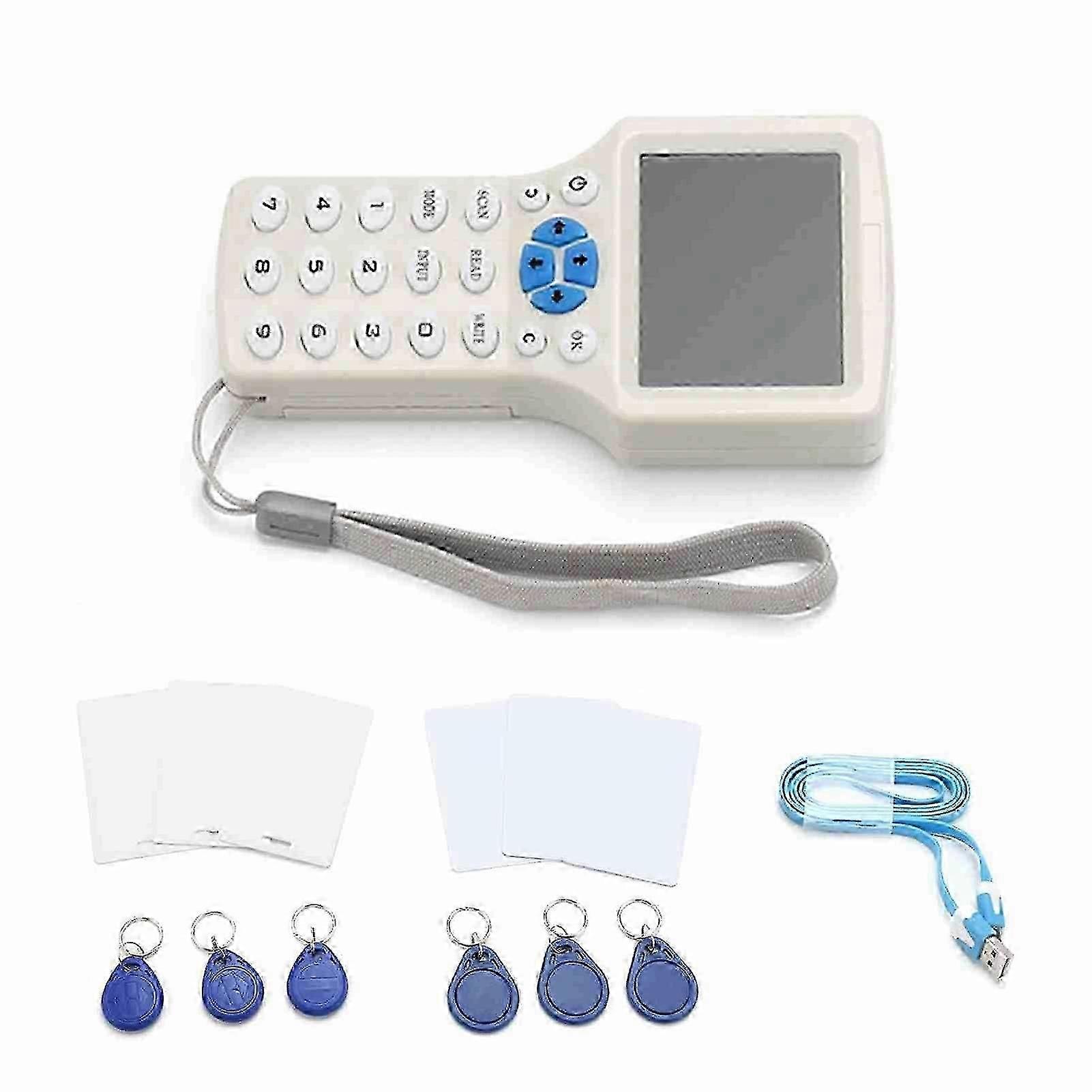 125kHz Multi-Frequency RFID Card Reader Writer Duplicator for IC and ID Cards