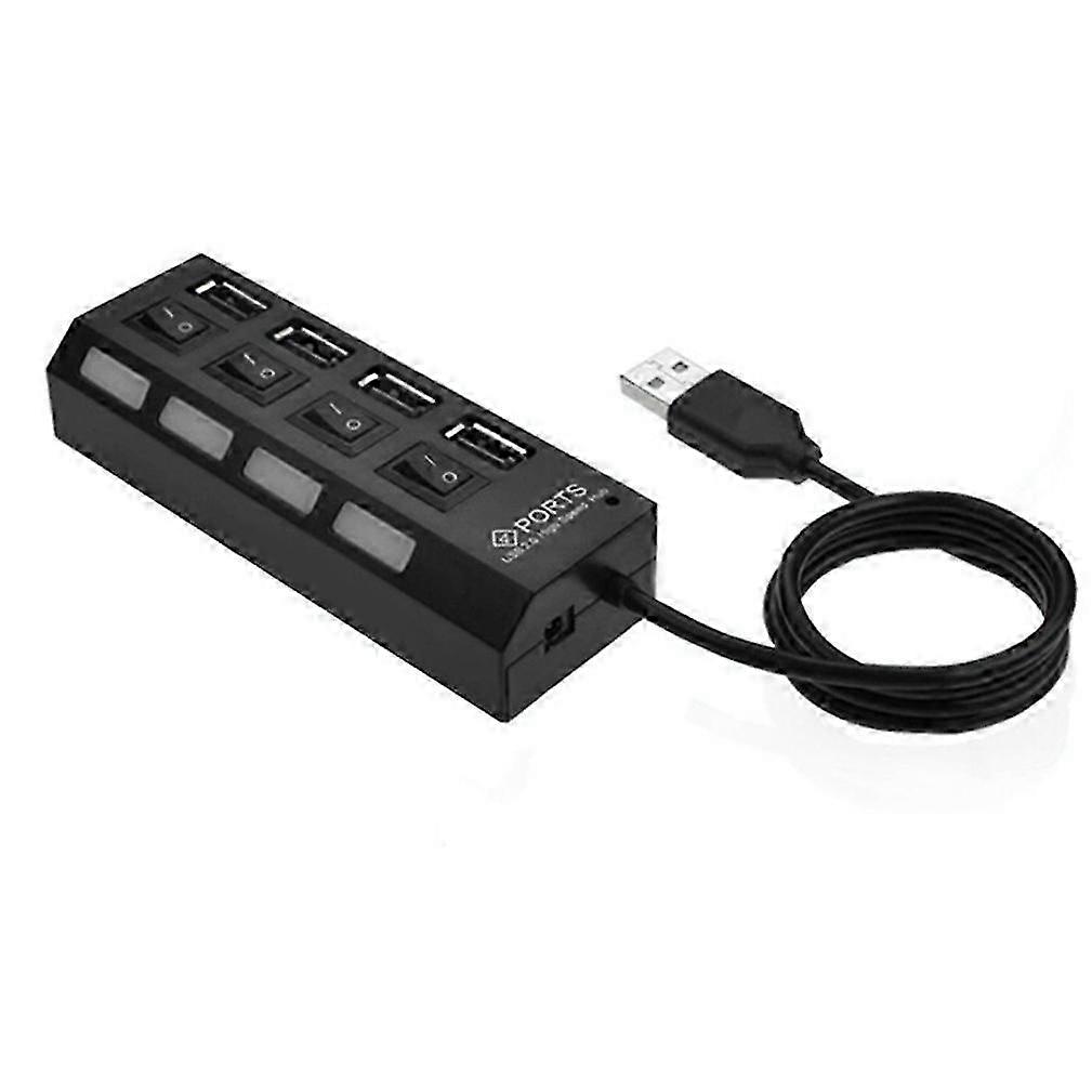4-Port USB 2.0 Hub With Power Switch