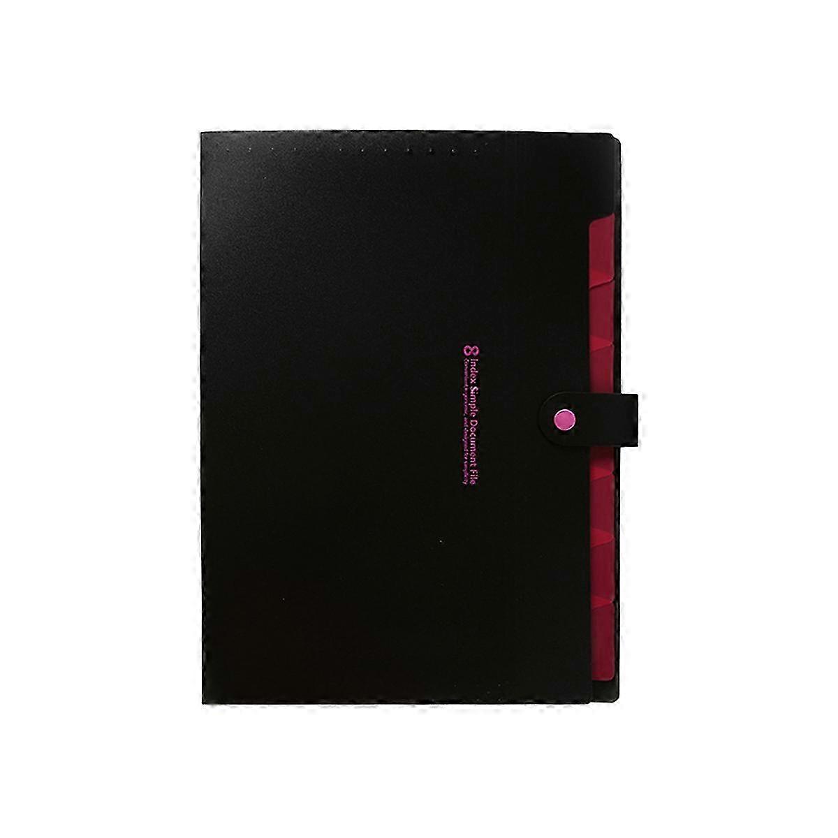 8-Pocket A4 Expanding File Folder With Labels