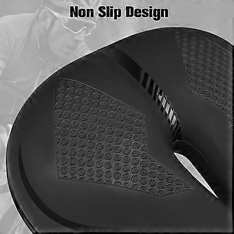 WEST BIKING Bike Saddle Comfortable Shock Absorption Wide Seat Cushion with Reflective Strap