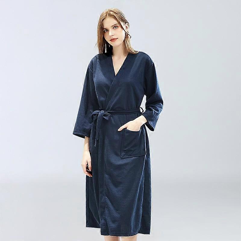 GMXIA Bathrobe Summer Sweat Sauna, Women's Wind Absorbent Quick-drying Bathrobe