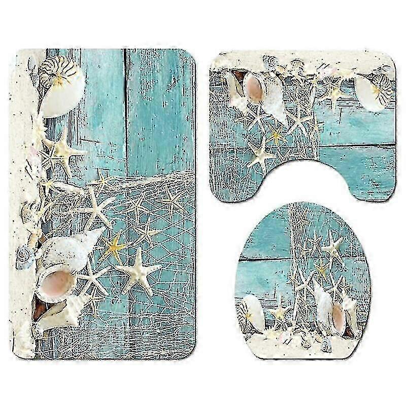 3pc Non-slip Bathroom Mat Set