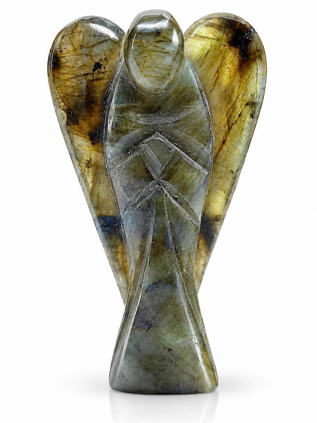 Labradorite Guardian Angel with Pouch
