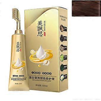 Hair Colour Cream 160ml with Triple Protein Complex, At Home Grey Coverage Hair Dye, Easy One Wash Application for Soft Conditioned Hair