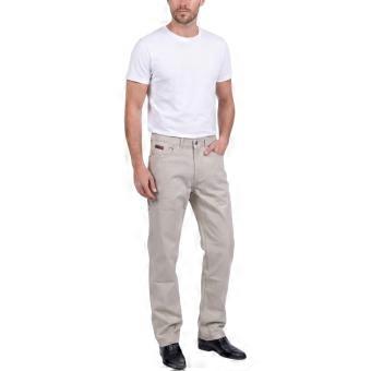 FARAH CLASSIC FABS5029 Mens Trousers Flat Front Straight Khaki 363 Cotton Twill