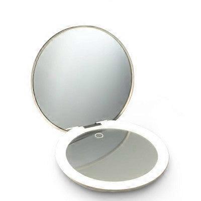Ilios Lighting Rechargeable LED Compact Makeup Mirror