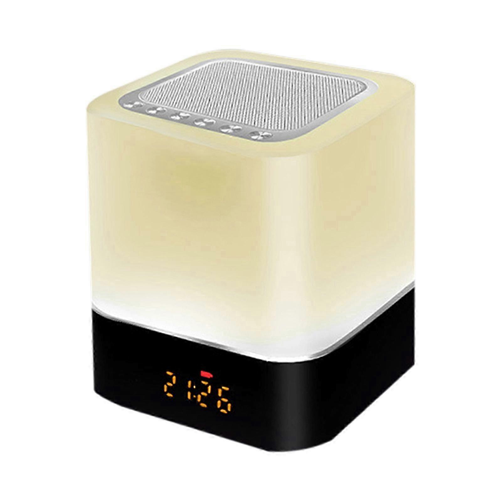 Led Bt Speaker Multifunctional Touching Night Light Intelligent Desk Lamp Alarm Clock Music Player