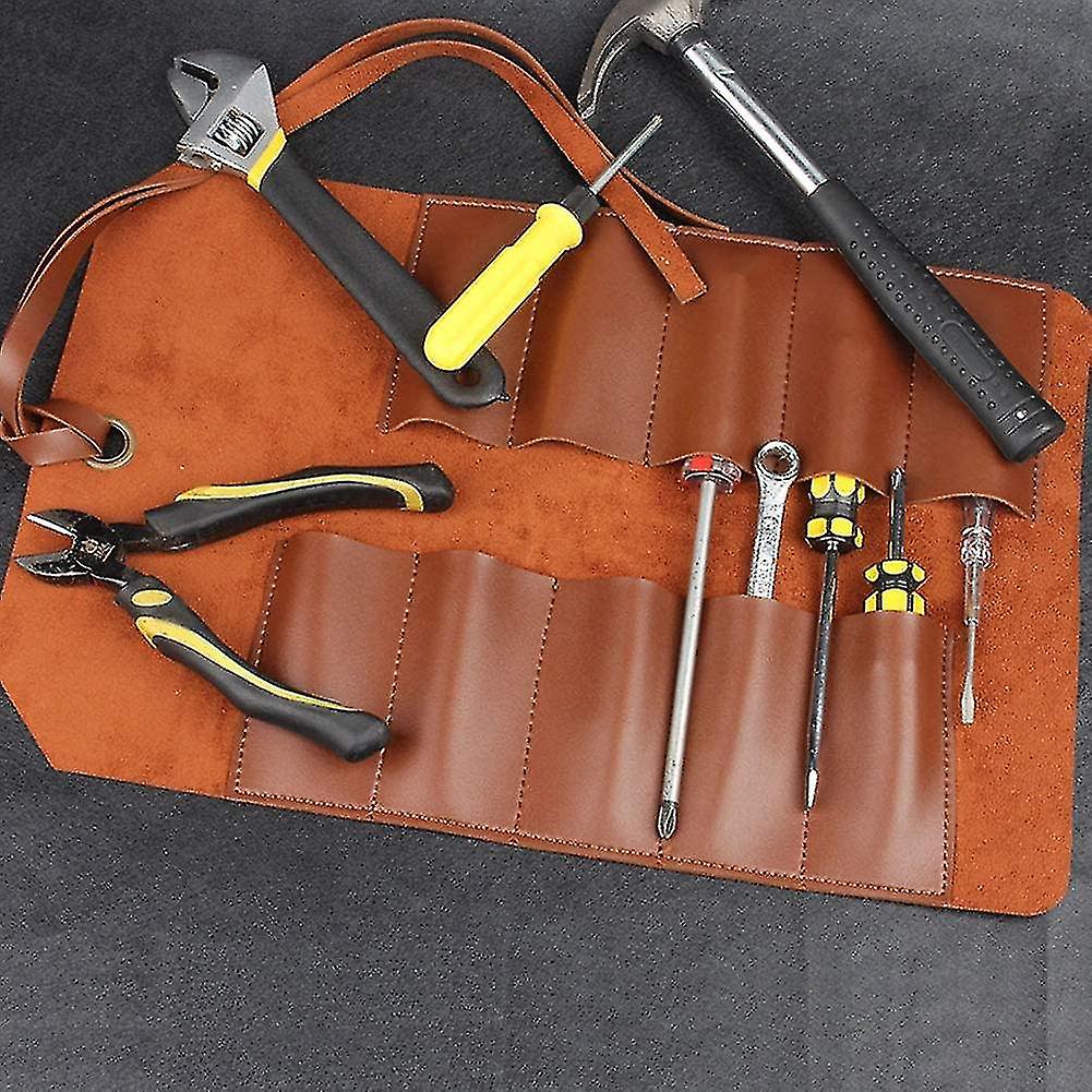 Tool Rolling Multifunctional Canvas Wrench Roll 10 Pockets