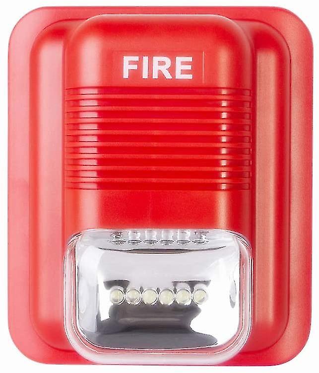Fire alarm Security siren Horn Buzzer 12vdc 24v Sound and light Fire alarm