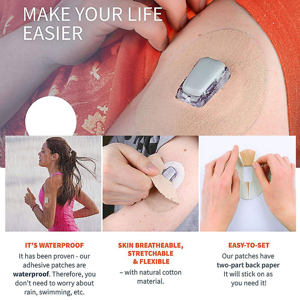 Waterproof Adhesive Patches Latex Free Hypoallergenic Tape for G4 G5