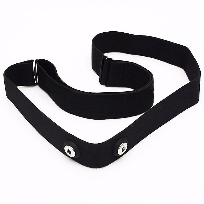 3 قطع قابلة للتعديل رصد معدل ضربات القلب الصدر حزام استبدال حزام (أسود)