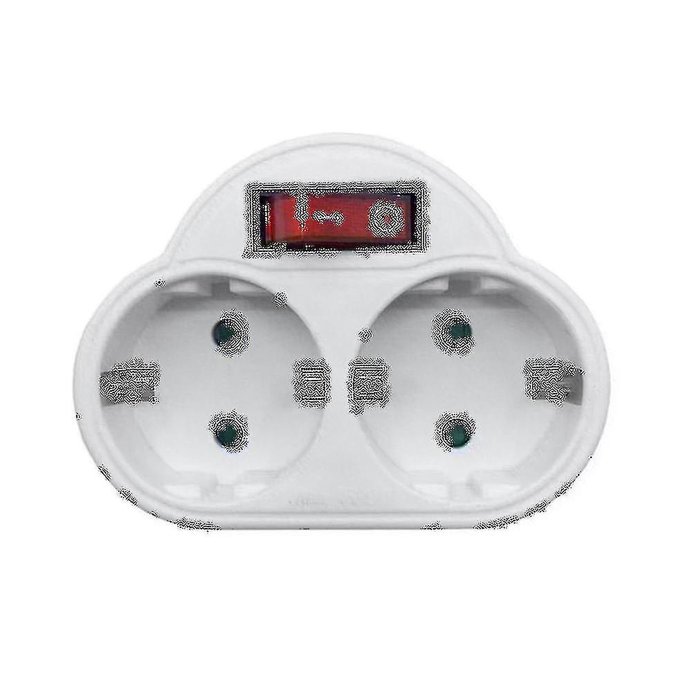 Eu Standaard Multiple Plug 250v 16a Double Socket Conversie Socket Met Outlet Switch Plug Power Ad