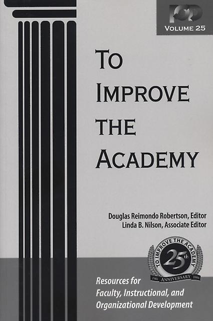 To Improve The Academy by Robertson Paperback