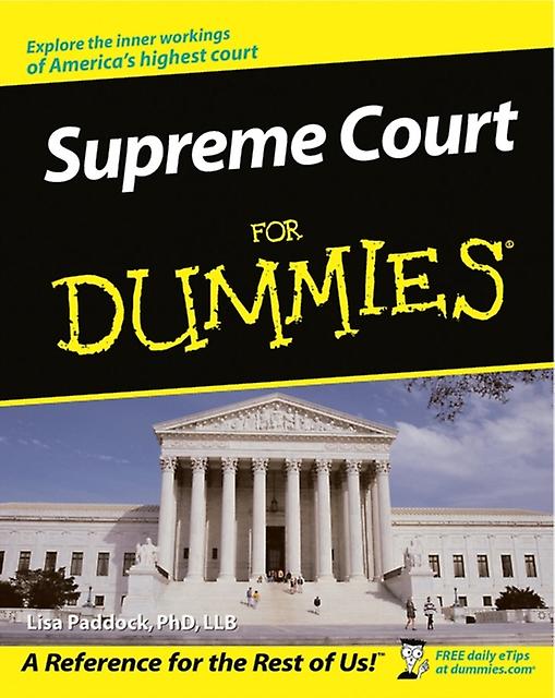 Supreme Court For Dummies by Paddock Paperback