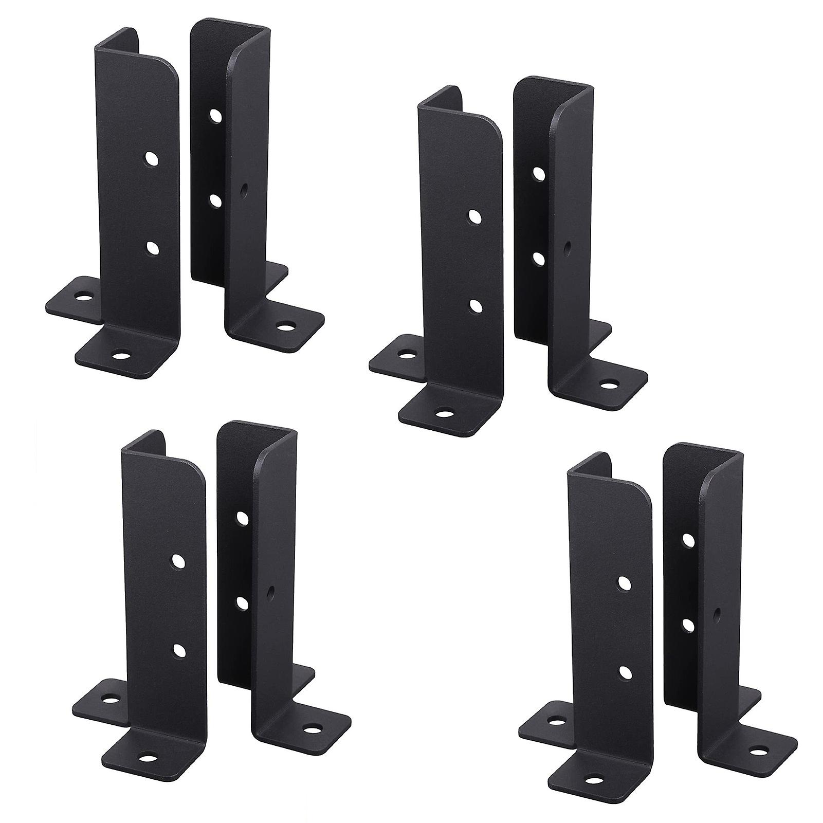 Wood Fence Pergola Post Base Brackets Sturdy Easy Installation Brackets for Pergola Railing Mailbox