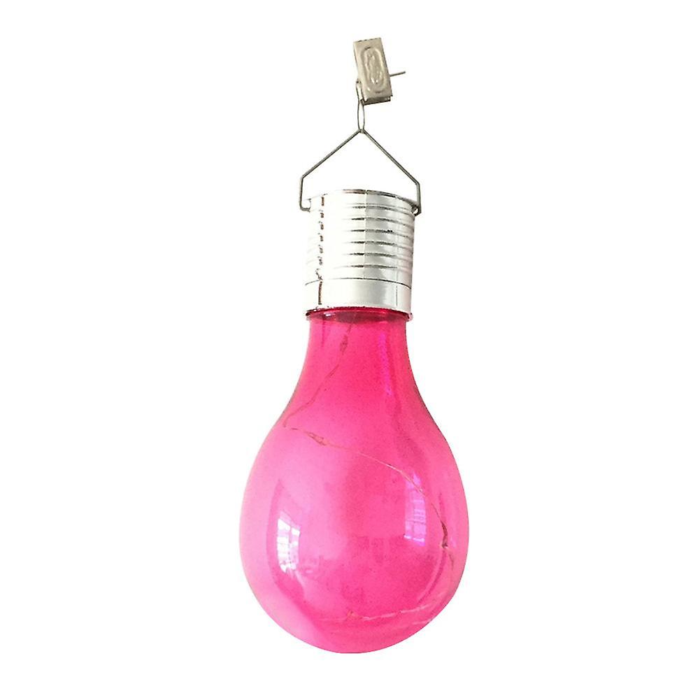 ZHOUBA Outdoor Colorful Solar Powered LED Light Bulb Party Garden Yard Hanging Lamp