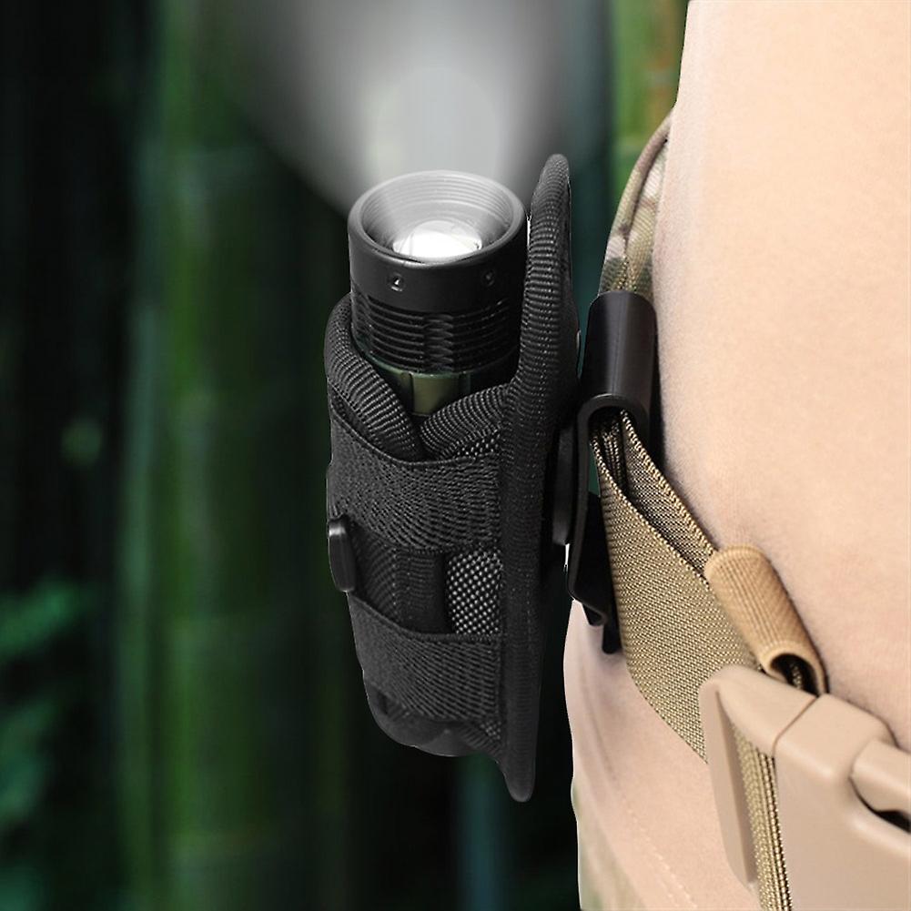 360° Rotatable Nylon Flashlight Holder Bag for 18-35mm Torch 401#