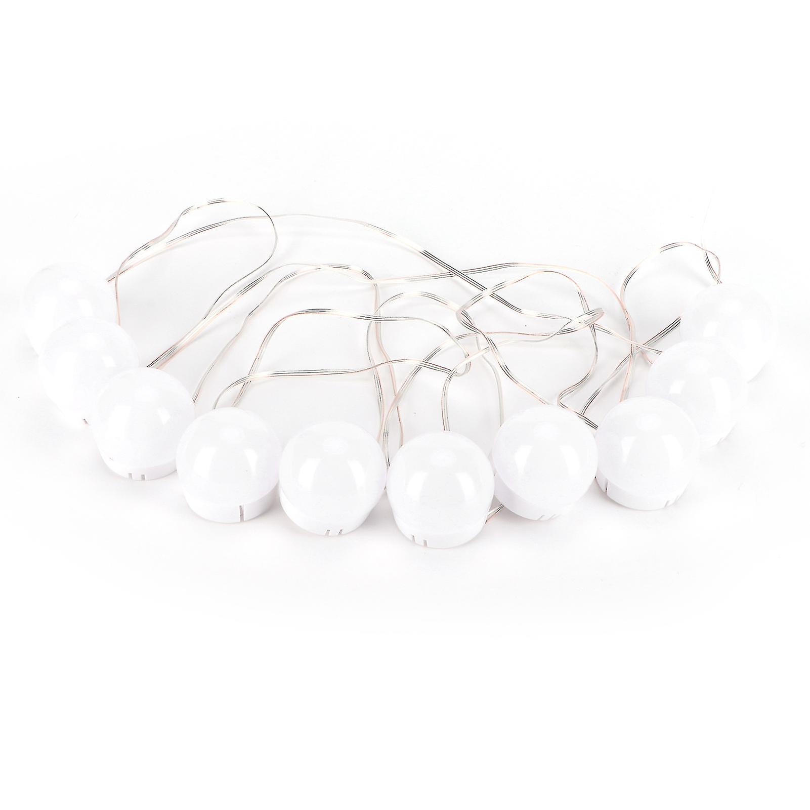 10 LED USB Makeup Mirror Light, 4.6x4.4cm, 8W, PC+ABS