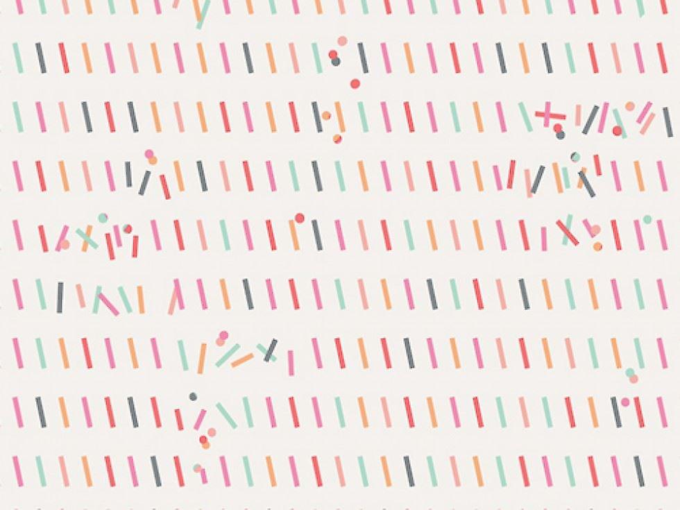 Art Gallery Fabrics Playing Pop 100% Cotton Poplin Fabric Rainbow - per metre