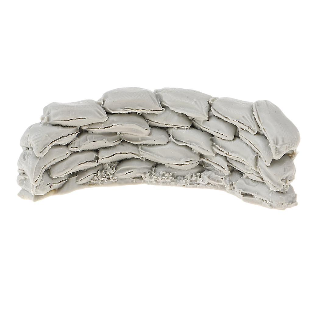 1/35 Měřítko pryskyřice Model Scene Příslušenství Pískové pytle Wall C 7.5x2.5cm