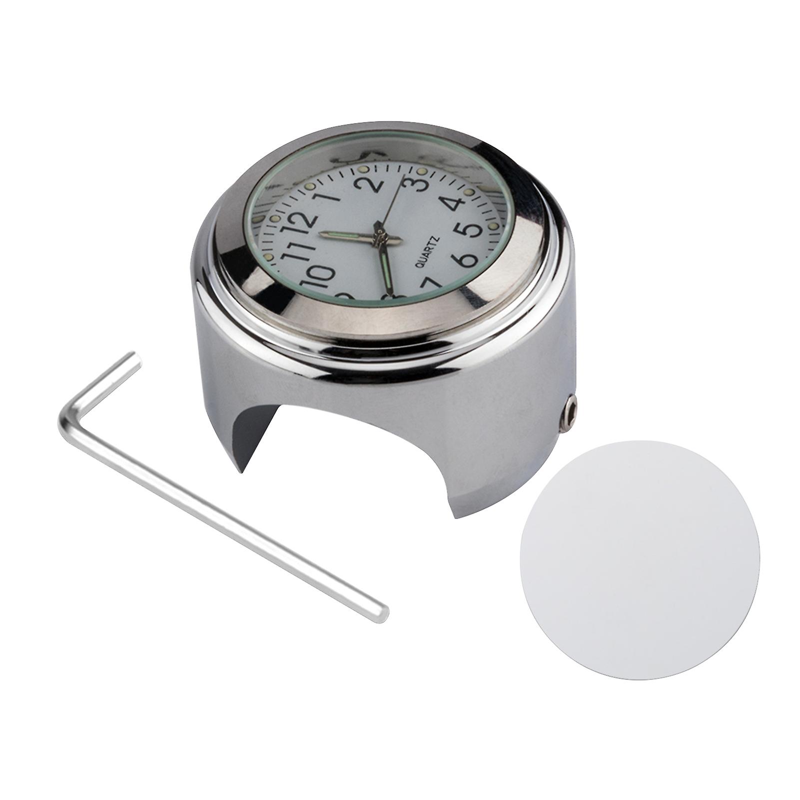 Universal Motorcycle Handlebar Clock Bicycle Thermometer Waterproof