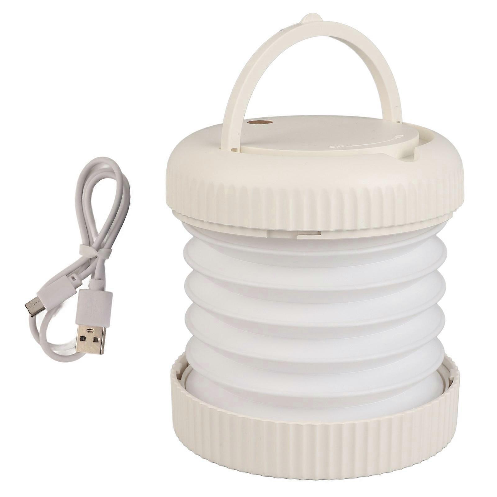 Collapsible Camping Lantern 3 Modes Rechargeable Eye Protection Magnetic Portable LED Lamp with Handle for Tent Hiking