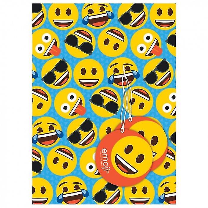 Emoji Gift Wrap Sheets (Pack of 4)