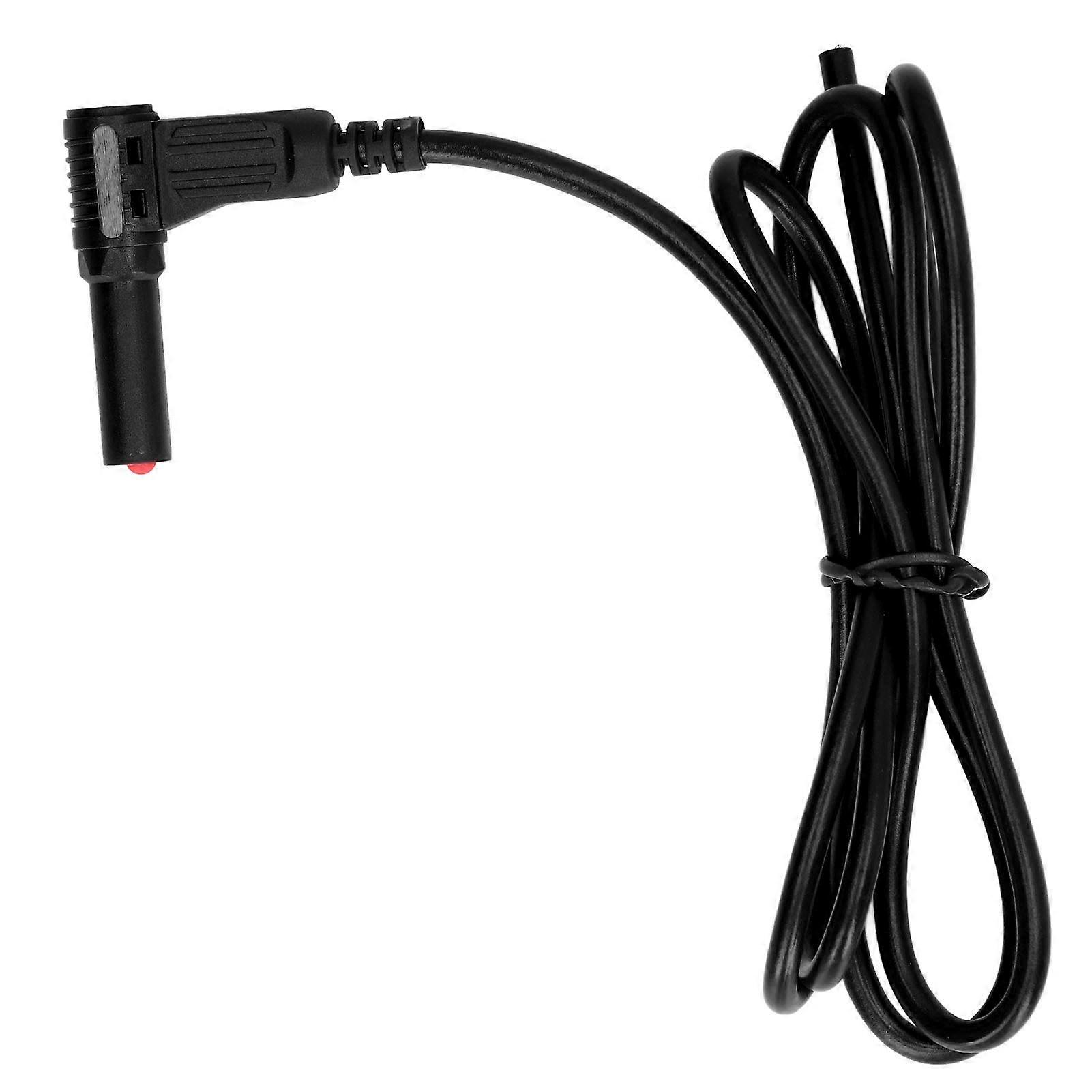 Multimeter Banana Plug Test Lead Brass PA Electrical Testing Leads for Voltage Tester 4mmBlack