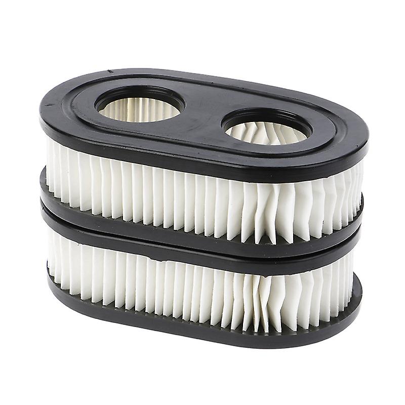 2 Pack Lawn Mower Air Filter,Black+White,1196.5*3cm