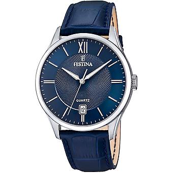 Festina - F20426/2 - Watch - Men - Quartz - Leather strap