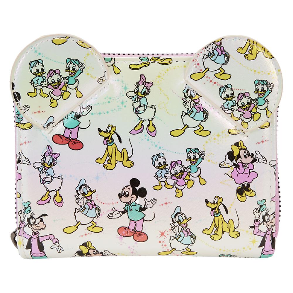 D100 Classic All-Over Print Iridescent Highly Collectable Zip Around Wallet