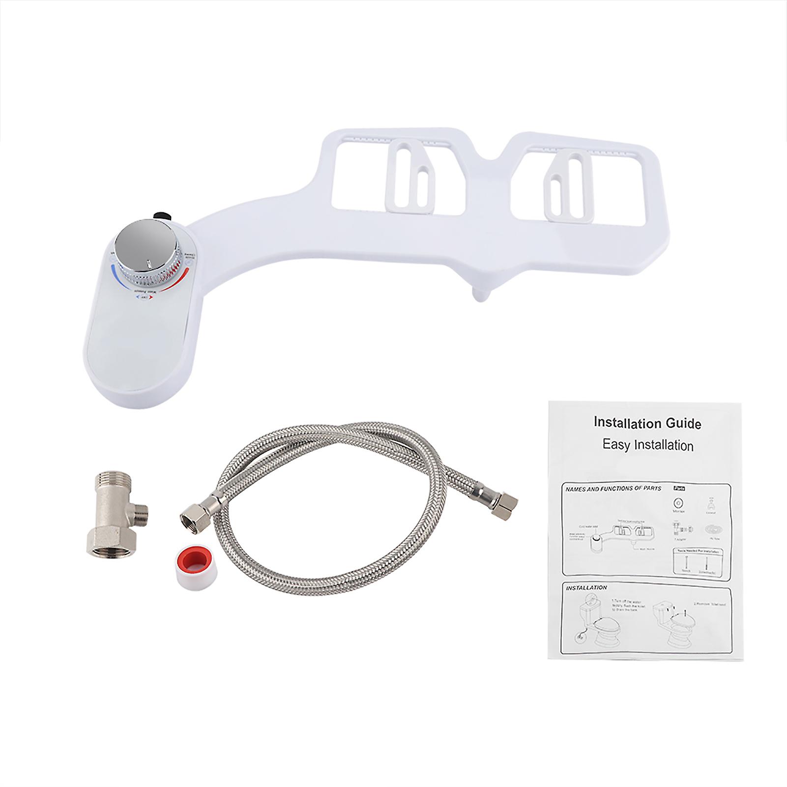 Single Cold Water Single Spray Non Electric Toilet Bidet Water Wash Toilet Attachment(North American 15/16in )
