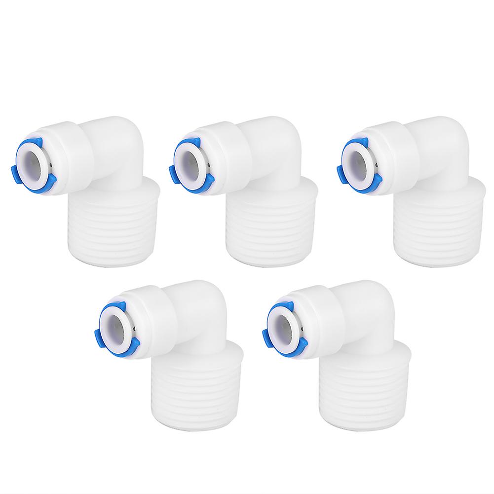 PE Pijp Connector Verbinding voor Waterzuiveraar Pijp Fitting (4048 G1/2 Naar G1/4 Elleboog 5St)