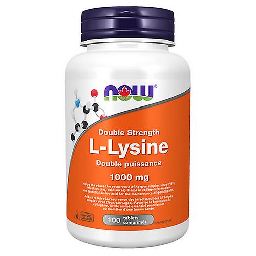 L-Lysine Double Strength,1000 Mg,100 Tablets by Now