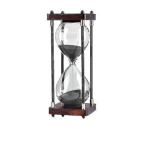 Timeglass 60 minutter timer svart trekontor hjemme