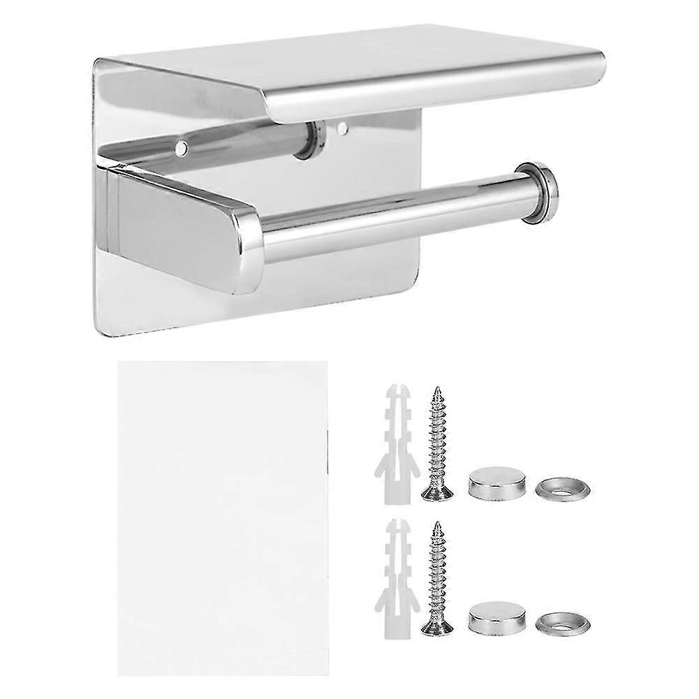 Bathroom Wall Mounted  with Shelf - Stainless Steel