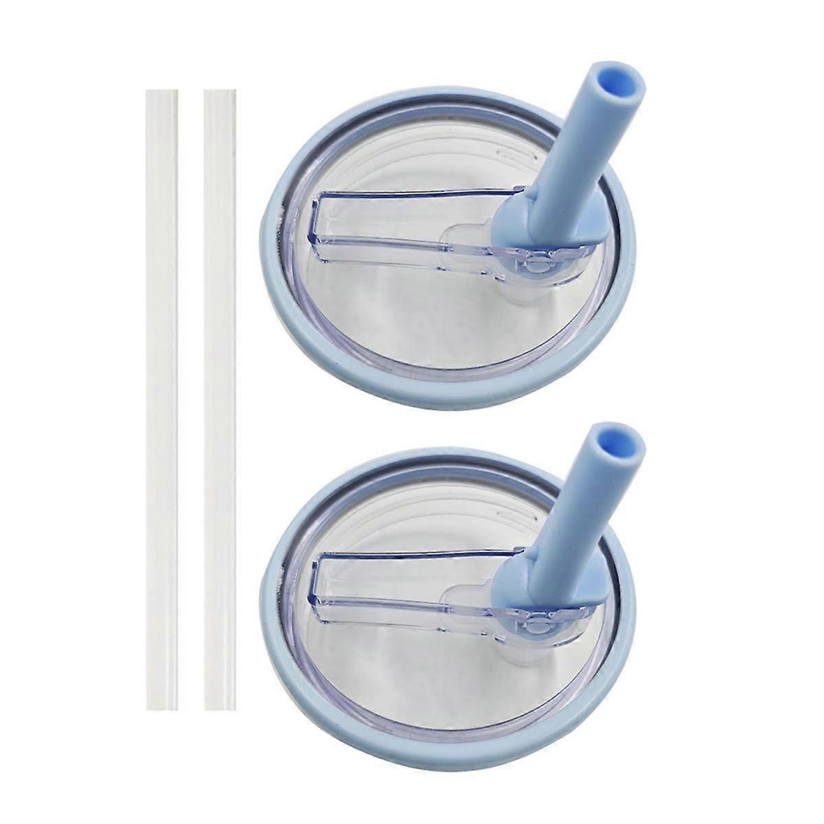 40oz Replaceble Tumbler Flip Straw Lid for Quencher Straw Lid Replacement Fit for HydroJug Traveler Part G