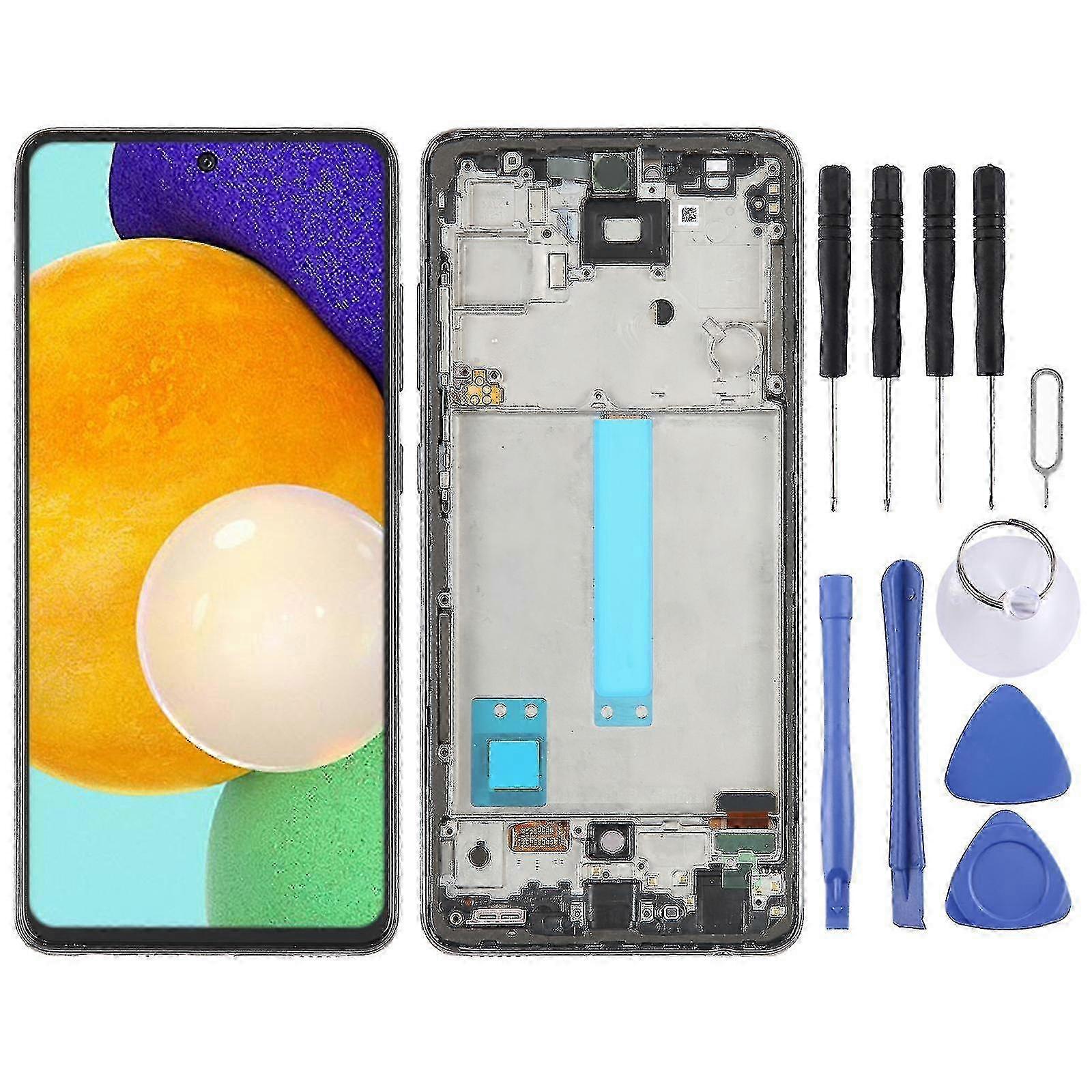 Lcd οθόνη με πλαίσιο για Samsung Galaxy A52 5g SM-A526 (6.33 Incholed)